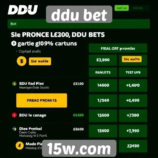 Promoções e bônus disponíveis no DDU Bet